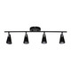 Dekor Lámpara de Techo Negro Mate 4X35 W Max 120 Volts, GU10 Atenuables TR-2408