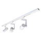 Illux TL-5160 Kit De Riel De 1 Metro De Sobreponer En Techo Con 3 Lámparas Led Stark 60 W Max 120 V E26