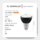 Illux FL-12MR16 Foco Mr16 Led Gu5.3 4 W 90-220 V 2 700 K