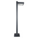Illux Lámpara LED Bolardo Solar Con Sensor De Movimiento De Sobreponer En Piso 7 W 5.5 V- Panel Solar 2 700 K PS-1807