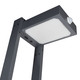 Illux Lámpara LED Bolardo Solar Con Sensor De Movimiento De Sobreponer En Piso 7 W 5.5 V- Panel Solar 2 700 K PS-1807