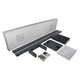 Illux Lámpara LED Bolardo Solar Con Sensor De Movimiento De Sobreponer En Piso 7 W 5.5 V- Panel Solar 2 700 K PS-1807