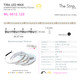 The Collection ML-0512.120 Tira Led Max Super Brillosa The Strip 6 W/M / 25 W total 120 LED/M Rollo de 5 Metros 24 V~ IP 20 Uso Interior IRC 90 R9 Driver NO INCLUIDO