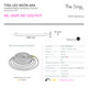 The Collection ML-0509.NE120 Tira Led Neón Flex The Strip 9 W/M / 88 W total 120 LED/M Rollo de 10 Metros 24 V~ IP 65 Uso Exterior IRC 90 R9 Driver NO INCLUIDO