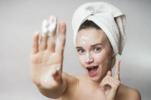 over cleansing face