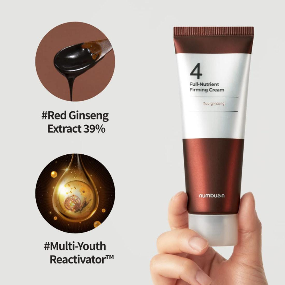 Numbuzin No.4 Full-Nutrient Firming Cream 60ml | SKINSIDER UK