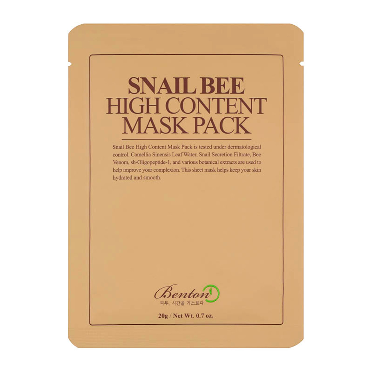Benton Bee Content Mask Pack | UK