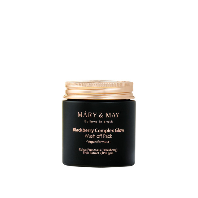 Mary & May Blackberry Complex  Glow Wash off Pack 125g; Korean wash off mask