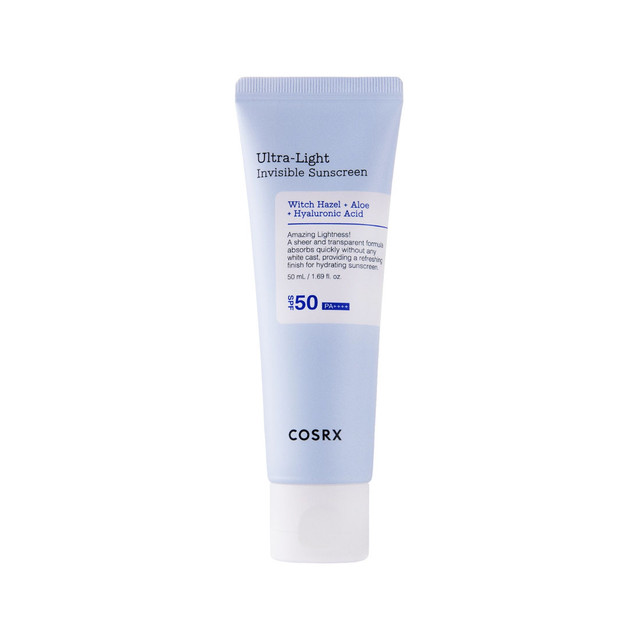 COSRX Ultra Light Invisible Sunscreen SPF 50 PA++++; Korean sun cream