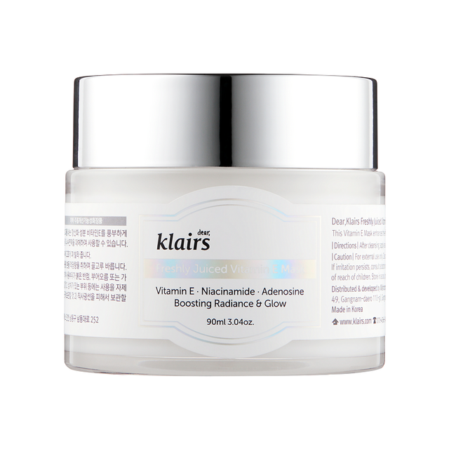 Klairs Freshly Juiced Vitamin E Mask (90ml); Korean skincare at Skinsider