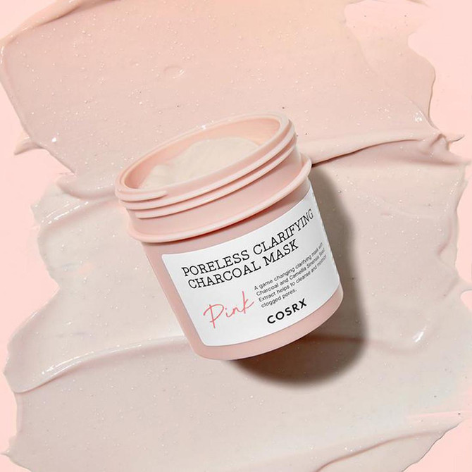  COSRX Poreless Clarifying Charcoal Mask - Pink 