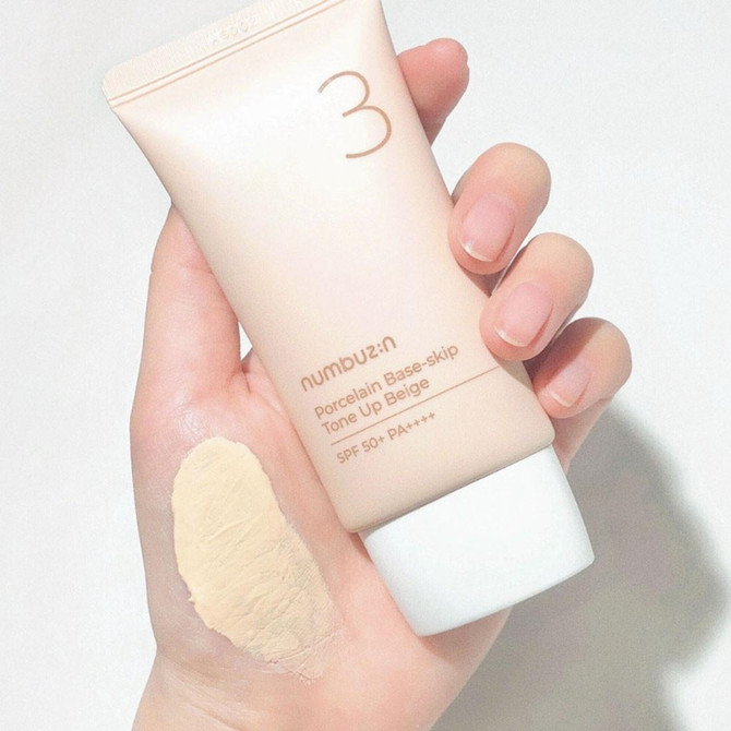  Numbuzin No.3 Porcelain Base-skip Tone Up Beige 50ml 