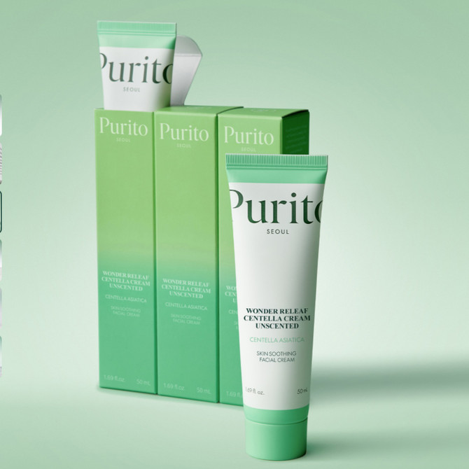 PURITO Wonder Releaf Centella Cream Unscented 50ml