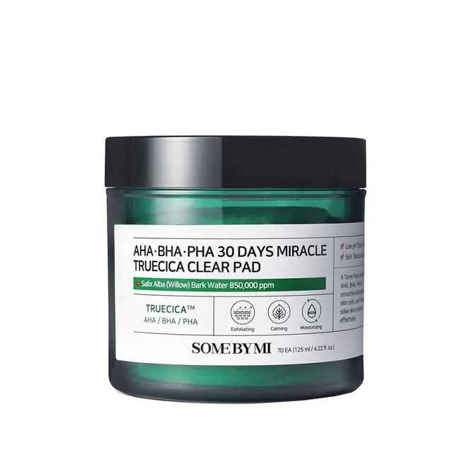  Some By Mi AHA-BHA-PHA 30 DAYS MIRACLE TRUECICA CLEAR PAD [70 Pads] 