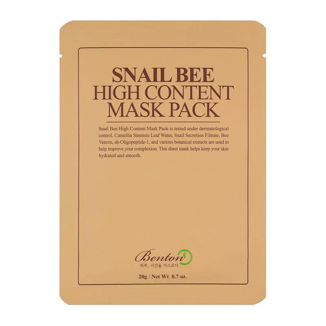  Benton Snail Bee High Content Mask Pack 