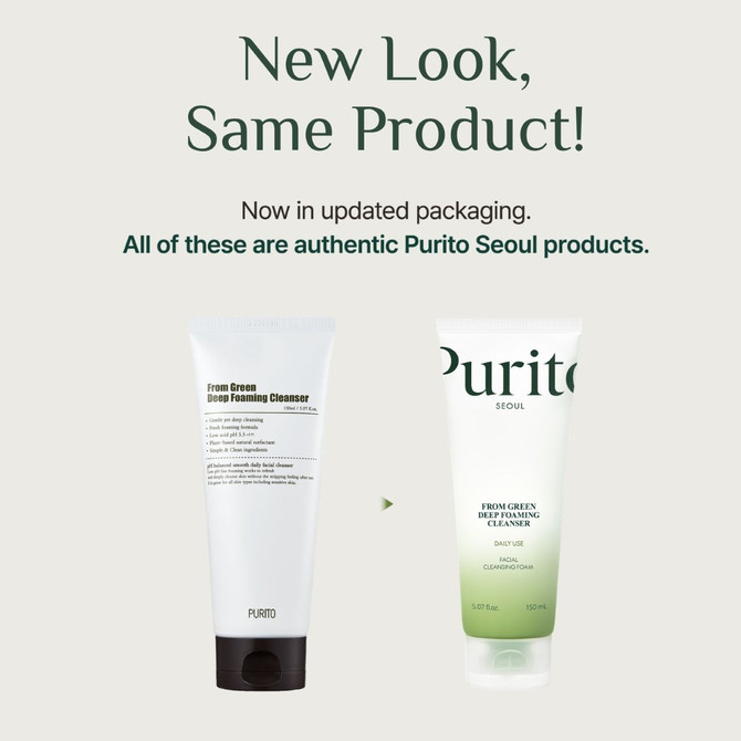 PURITO From Green Deep Foaming Cleanser