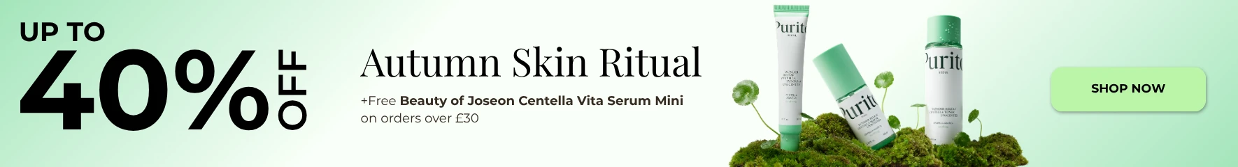 Autumn Skin Ritual Sale up to 40% off