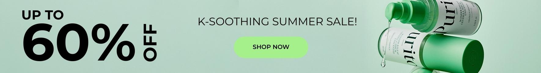 K-Soothing Summer Sale up to 60% off