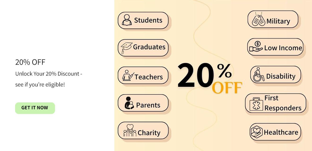 Special Groups eligible for discounts