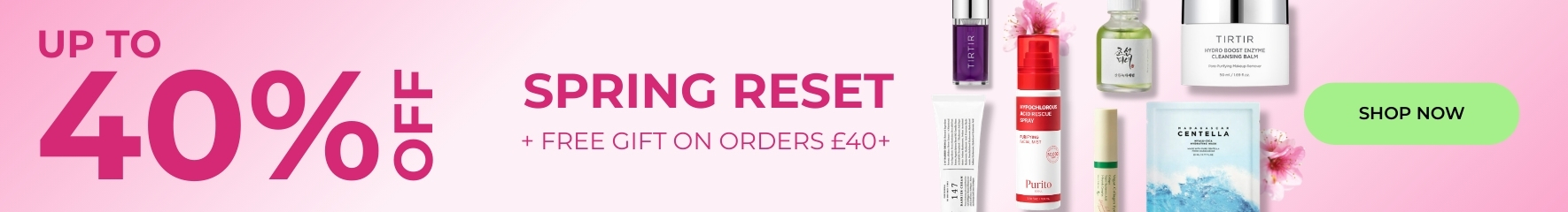 Spring Reset Sale up to 40% off