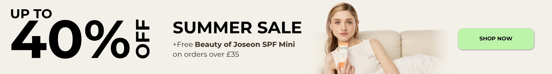 Summer Sale Sale up to 40% off
