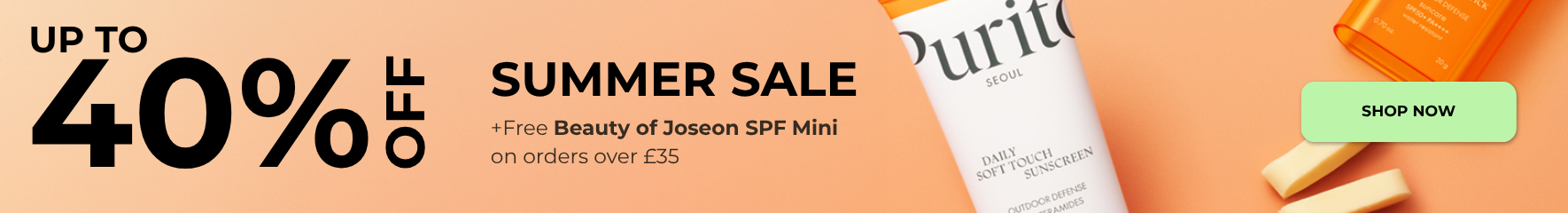 Summer Sale Sale up to 40% off