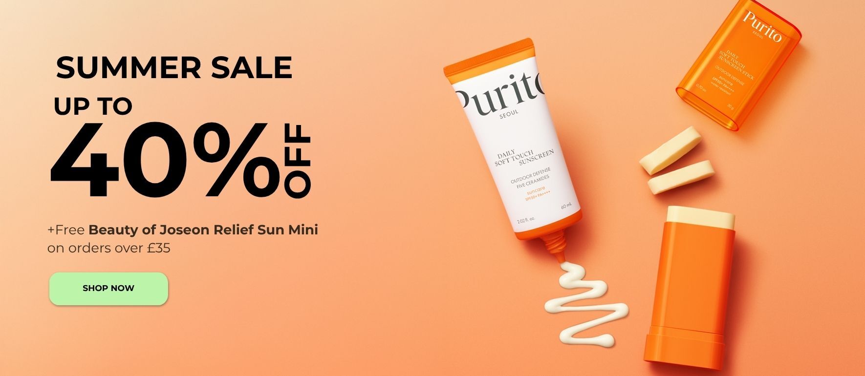 Summer Sale up to 40% off
