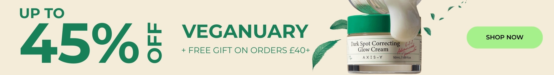 Veganuary up to 45% off