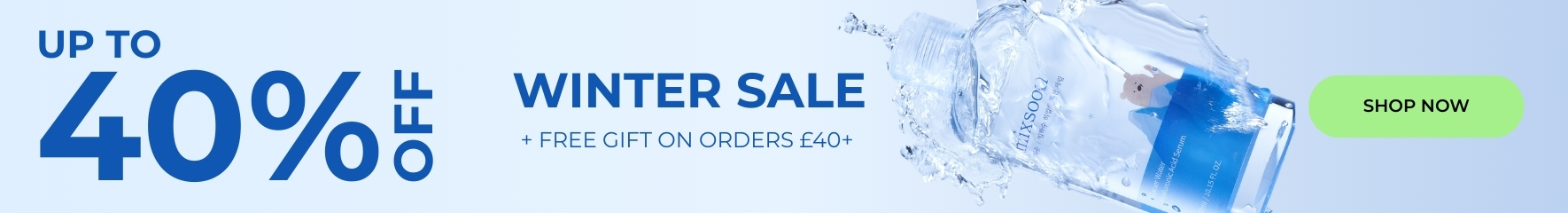 Winter Sale up to 40% off