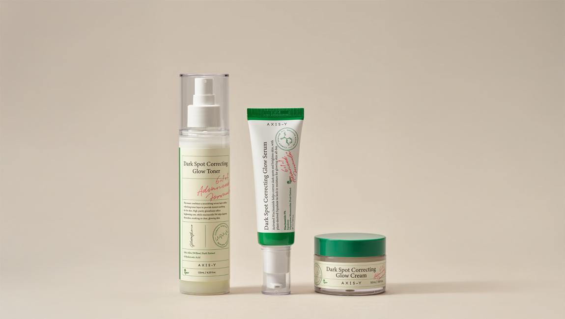 Glow Trio by AXIS-Y: The Ultimate Solution for Bright, Even-Toned Skin