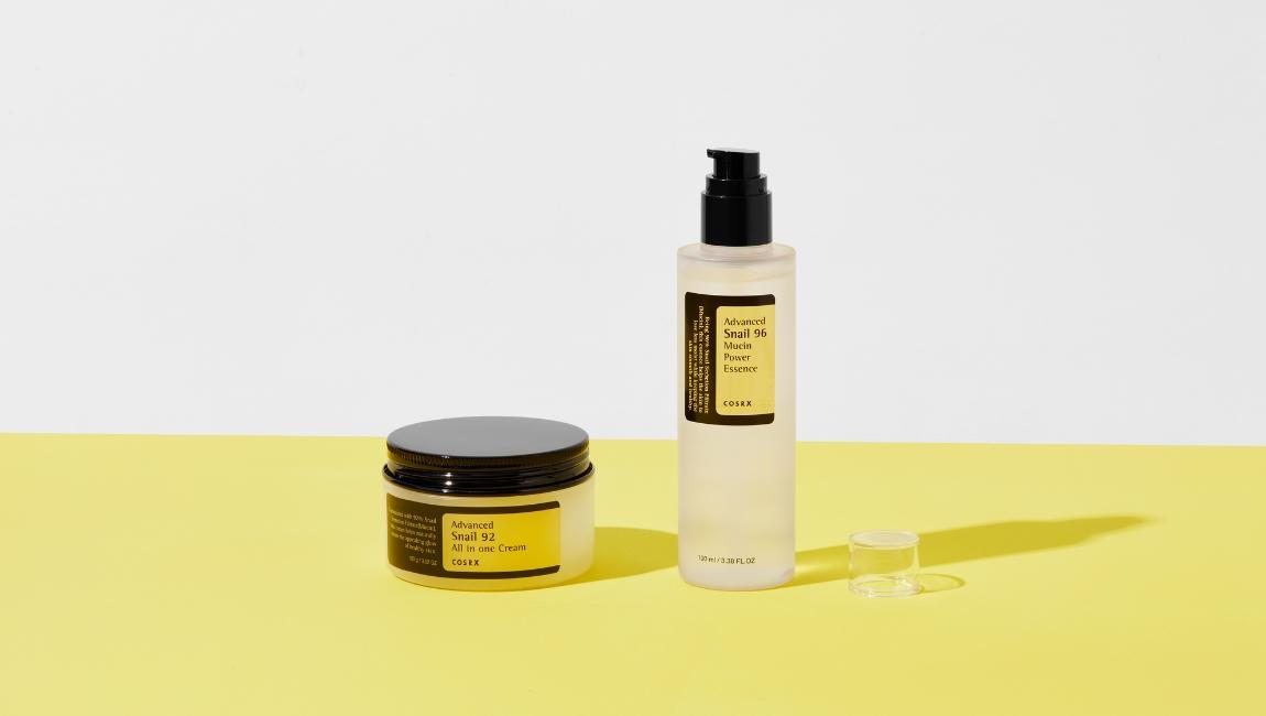 The Ultimate Hydrating Duo: COSRX Advanced Snail Mucin Essence & Cream for Glowing, Nourished Skin 
