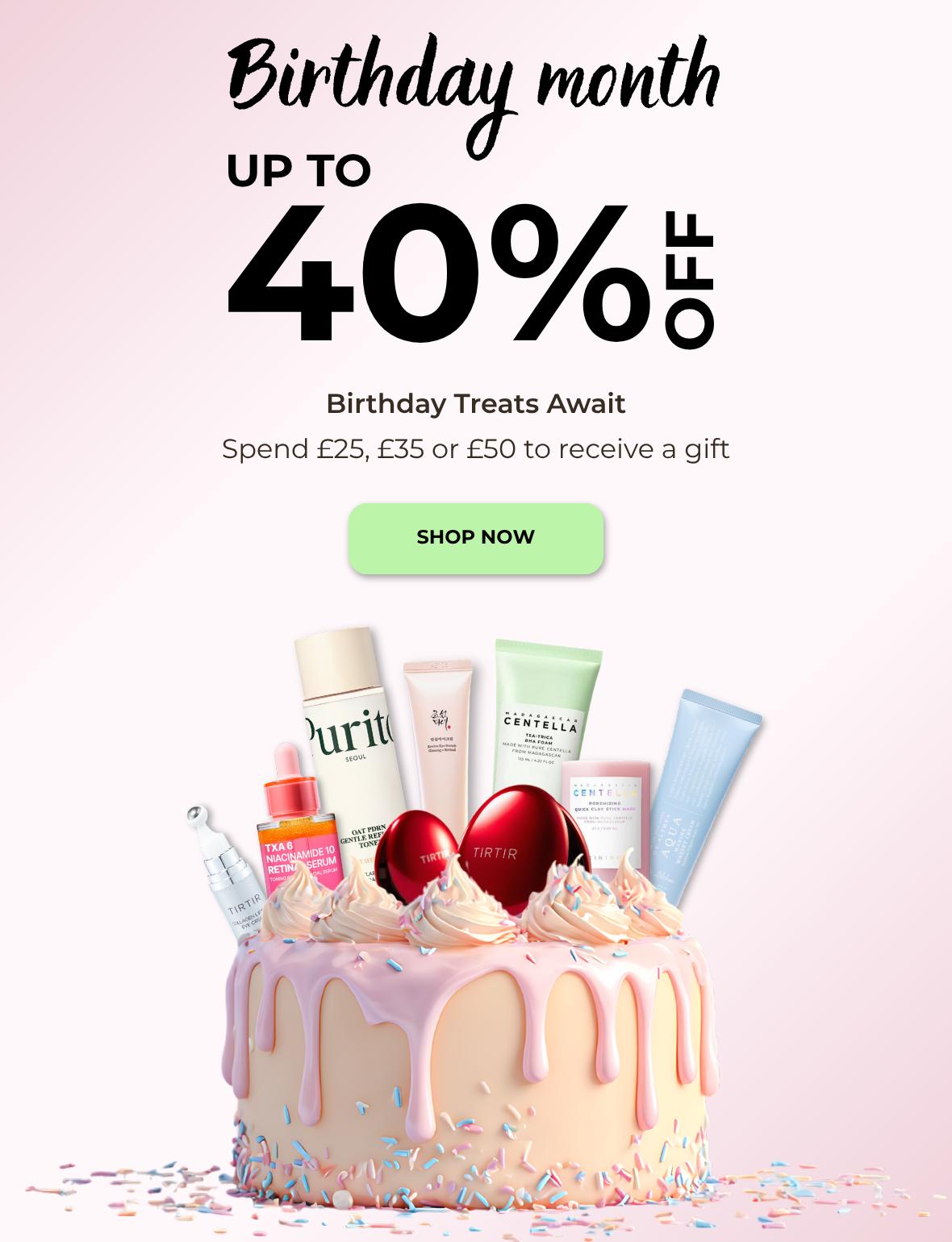 Birthday Month Sale
