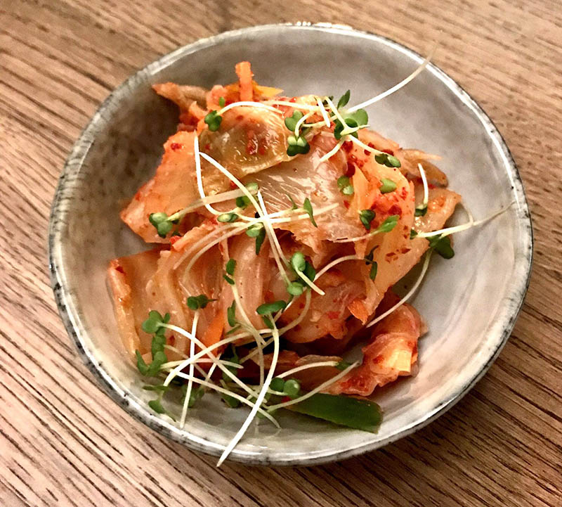 Korea kimchi in a bowl