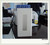 White PVC End post and New England cap to suit 1200mm high picket panel fencing