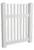 1200mm high White PVC Shelly Style Square Picket 1mt gate