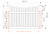 1200mm high White PVC Snapper Style Square Picket 1.8mt gate