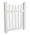 1200mm high White PVC Kingscliff Style Picket 1mt gate