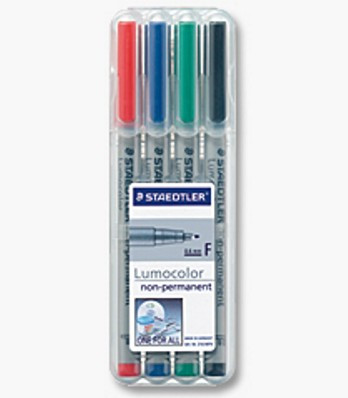 Water Soluble Fine (0.6mm) Pack of 4