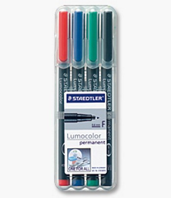 Permanent Medium (1.0mm) Pack of 4