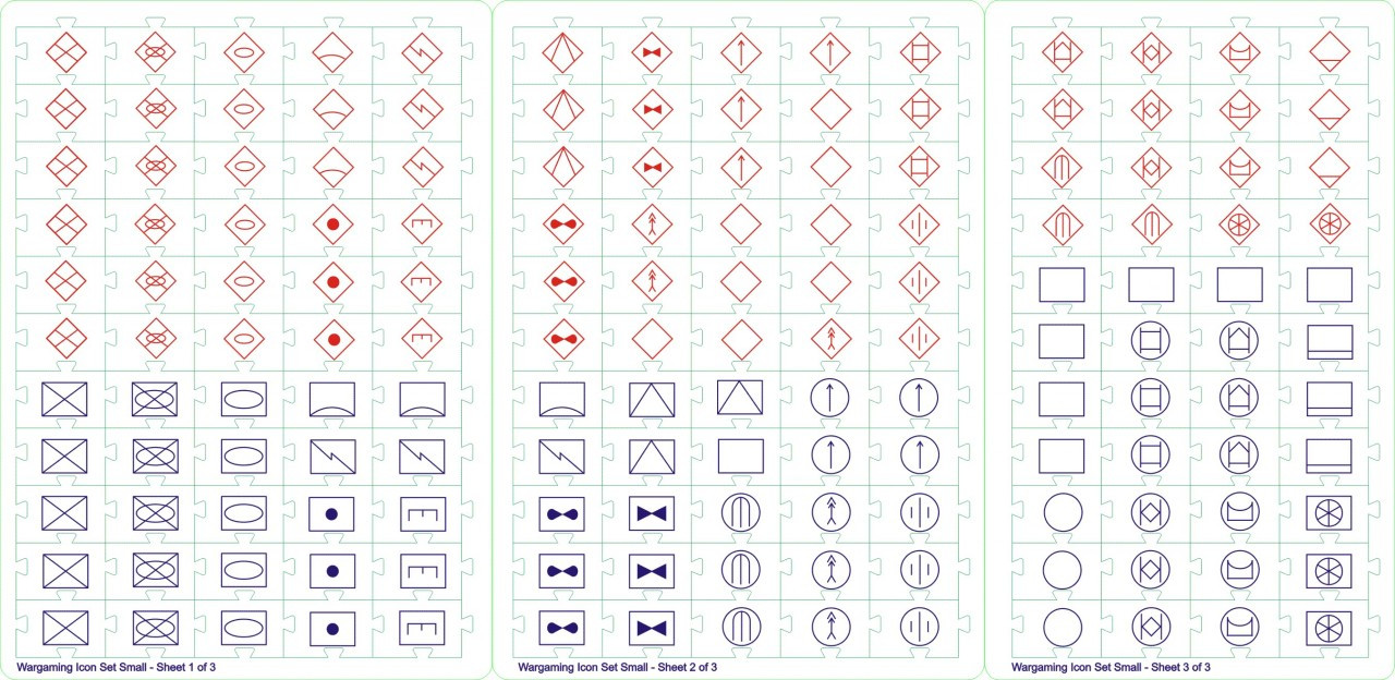 Wargaming Icon Set Small Wargaming Icon Set Small