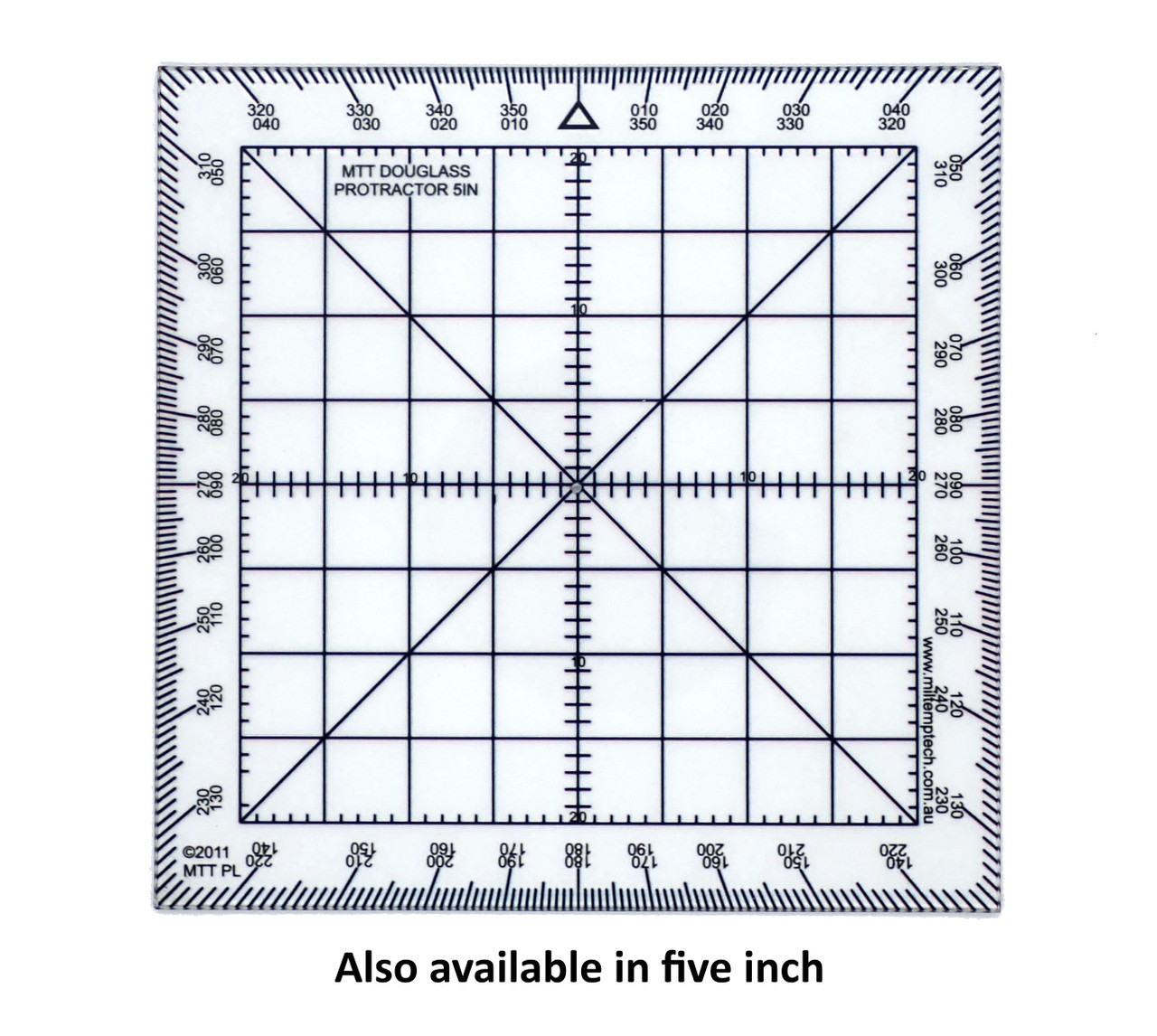 douglas protractor 5 in military template technology