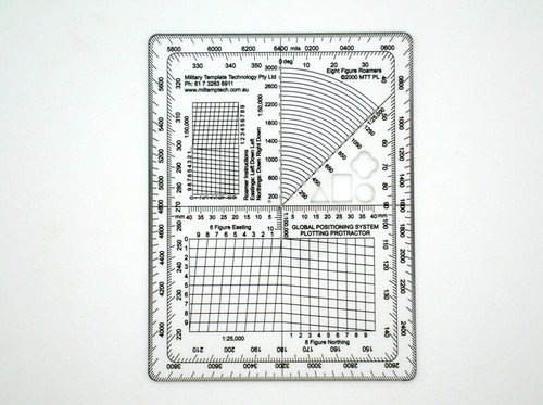 GPS Plotting Protractor