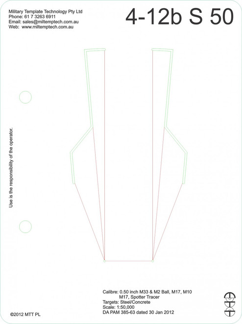 Batwing 0.50 cal M2 Ball Steel