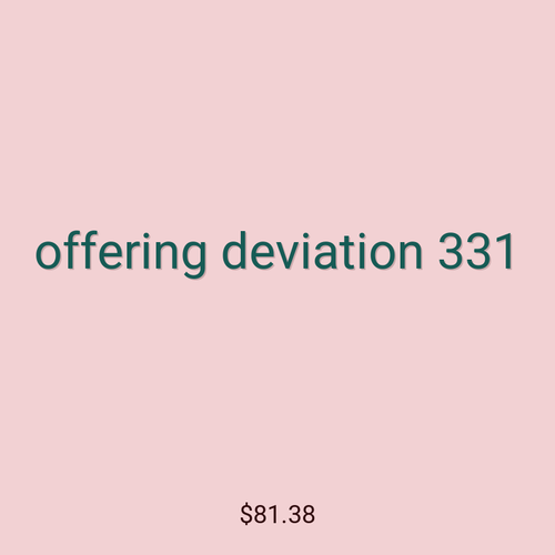 offering deviation 331