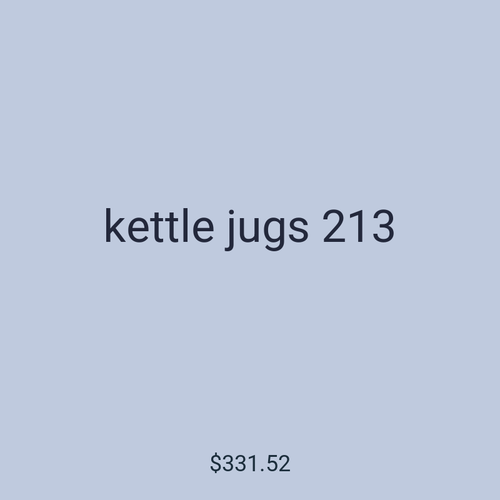 kettle jugs 213