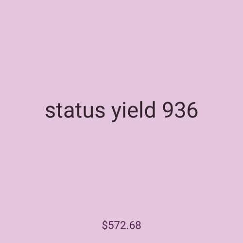 status yield 936