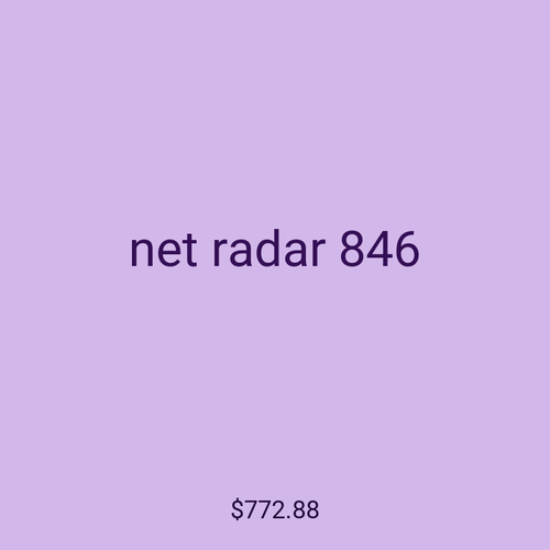 net radar 846