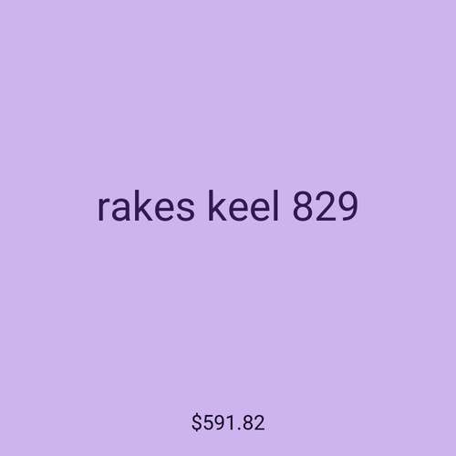 rakes keel 829
