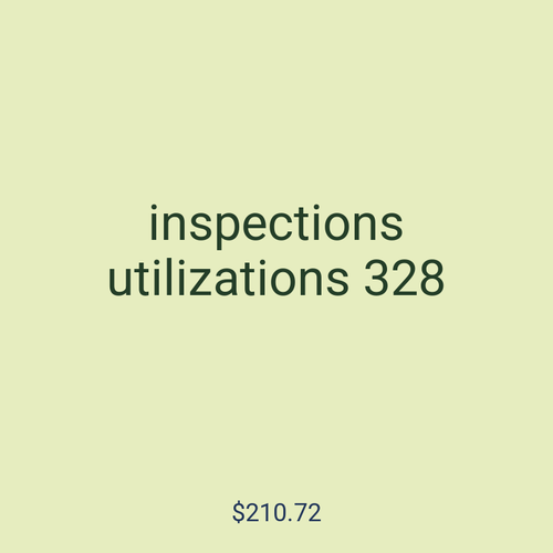 inspections utilizations 328