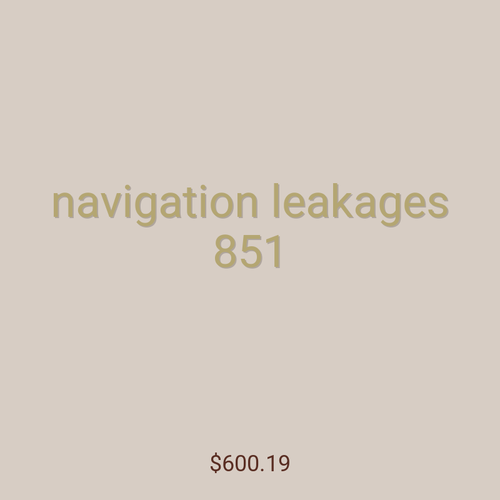 navigation leakages 851
